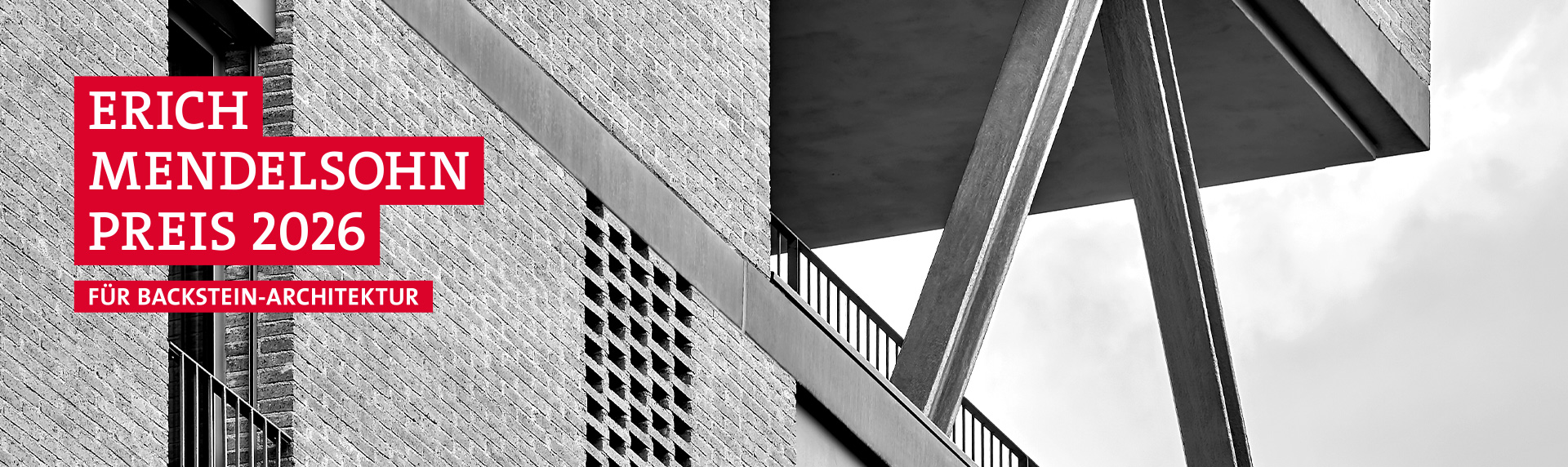 Keyvisual Erich Mendelsohn Preis 2026